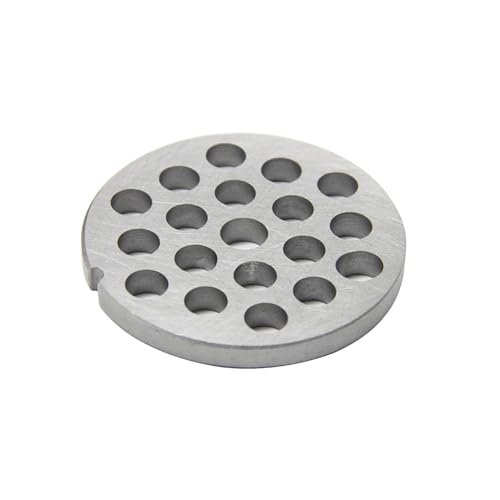 TASP #8 Meat Grinder Plate with 5/16" Holes, Stainless Steel Cutting Disc Replacement for LEM, KitchenAid #8 Grinders, Ideal for Ground Meat, Beef, or Mix of Meats