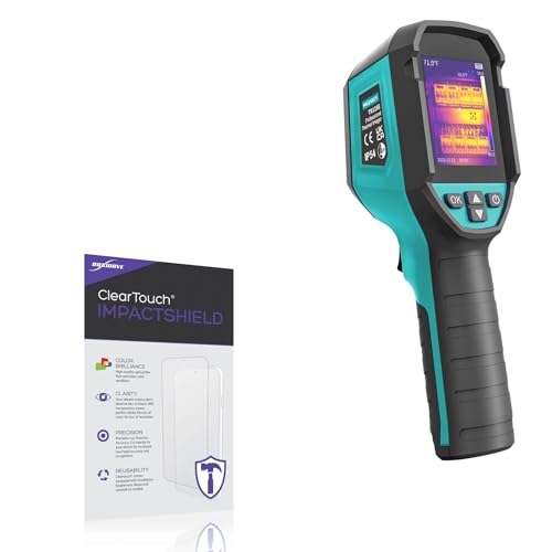 BoxWave Screen Protector Compatible with Mileseey TR120E Compact Thermal Imager - ClearTouch ImpactShield (2-Pack), Impenetrable Screen Protector Flexible Film