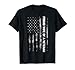 Wife: Proud Wife of A Veteran - American Flag T-Shirt