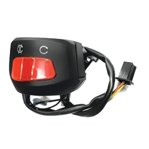 Image of inchUno Minda SW-0666CX Handle Bar Switch (Right Hand Side) With Self Start- 4 Pin Female Coupler, 2 Short Wires For Maruti Suzuki Gixxer GSX 150 inch
