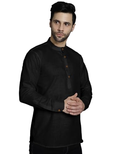 Short court en coton mélangé respirant et stretch pour homme actif noir