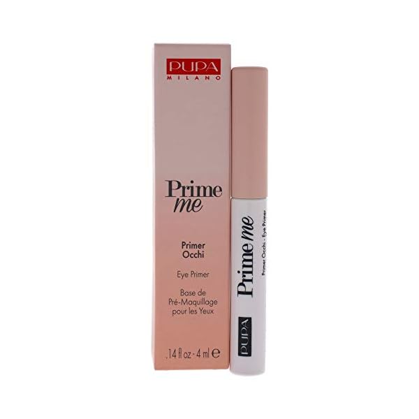 Pupa-Milano-Prime-Me-Eye-Primer-Pre-Make-Up-Eye-Base-that-Makes-Eyeshadow-Last-Longer-Evens-Out-the-Skin-Tone-and-Minimizes-Wrinkles-Lightweight-Texture-001-Nude-014-Oz PUPA Milano Prime Me Eye Primer - Smoothing And Pore-Filling Makeup Base For Eyes - Ultra Soft Texture Grips Onto Skin For Seamless Results - Ideal For All Skin Types - Oil-Free - 001 Nude - 0.14 Oz