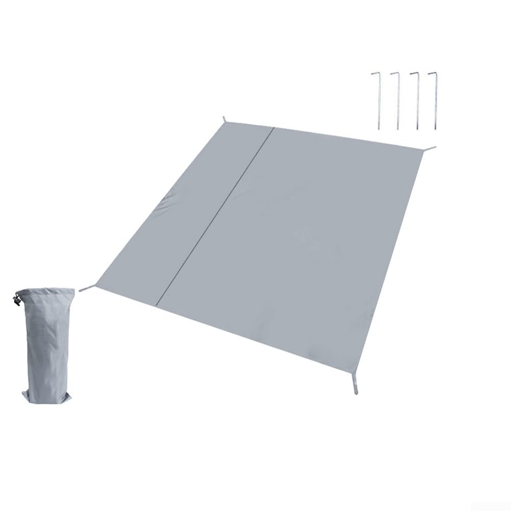 Outdoor-Zelt-Bodenmatte, wasserdicht, schützende Schutzplane, hautfreundlich, Outdoor-Zelt-Bodenmatte für Camping, Wandern (: 210 x 100 cm) Sonstiges