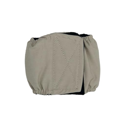 Barkertime Frosty Cream Dog Belly Band, XL Male Dog Diaper - Made in USA