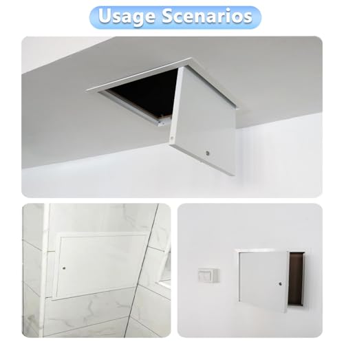 Panel de acceso impermeable contra humedad para registros de techos 8