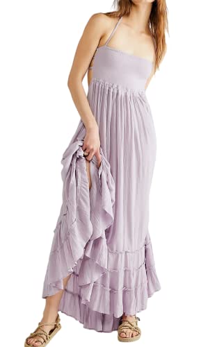 Image of R.Vivimos Womens Summer Boho Sexy Backless Long Dresses