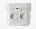 KOPP 371200005 Junction box AP-FR Junction box, surface/wet room, 75x37x40mm, 1 piece