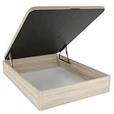 DUÉRMETE ONLINE - Canapé Abatible 150x190 cm Cambria | Gran Capacidad | Estructura Súper Reforzada | Incluye Subida a Domicilio
