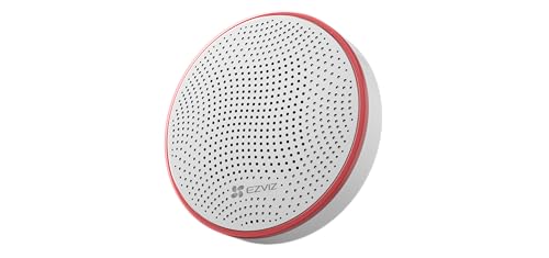 EZVIZ Siren Alarm Outdoor, 90~105dB Sound, 5-180s Duration, Wired/Wireless Installation, 8-Year Battery Life, Tamper/Anti-Moving Alarm, Require Home Gateway A3 for Instant APP Alerts (T9C)