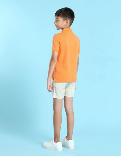 Image of U.S. Polo Assn. Polo T Shirt for Boys - Kids Wear for Boys, Regular Fit with Ribbed Collar & Short Button Placket