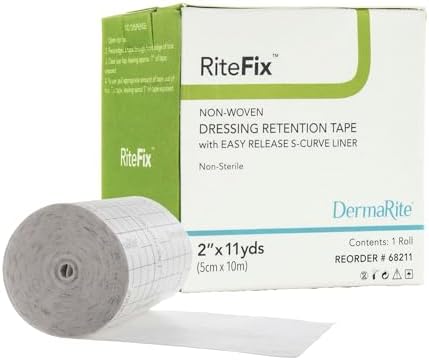 DermaRite's RiteFix Non-Woven Dressing Retention Tape - Hypoaller...