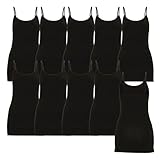 EAG Womens Camisole Tank Tops, Extra Long Adjustable Strap Camisoles, Cotton Undershirts for Women,