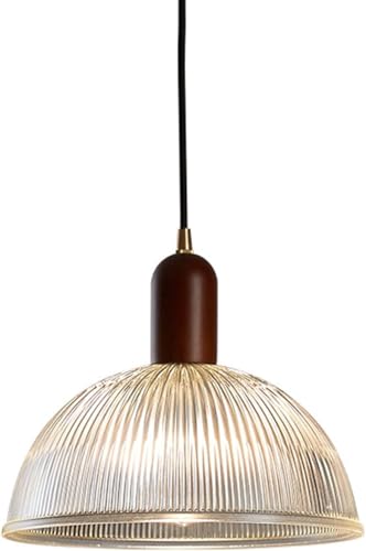 Lustre de vestiaire moderne avec abat-jour en verre pour loft et bar