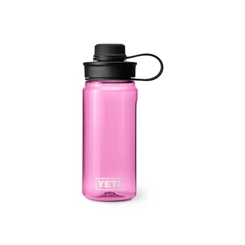 Image of YETI Yonder Water Bottle with Yonder Tether Cap, Lightweight, Leakproof and BPA-Free