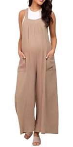 Feoya FZ Ogrodniczki Ciążowe Khaki L