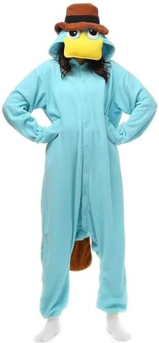 LBJR Tier Onesie Erwachsene Schlafanzug Fasching Karneval Halloween Pyjama