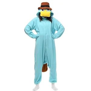 LBJR Erwachsene Cosplay Schlafanzug Tierkostüme Jumpsuit Onesie Nachtwäsche Overall Fasching Karneval Halloween Pyjama