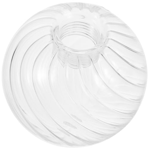 Image of Holibanna Glass Lamp Shade Replacement Design Indoor Light Cover for Pendant Lamps Unique Decorative Glass Fixture for Living Room Bedroom and Hallway