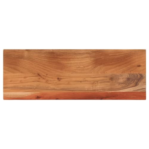 vidaXL Tischplatte, Holzplatte Rechteckig, Massivholzplatte für Bartisch Beistelltisch Esstisch, Ersatztischplatte,