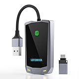 Wireless CarPlay Adapter for iPhone, Upgraded 5.8GHz Carplay Wireless Adapter Converts Wired to Wireless, Plug & Play, No Latency, Fast Stable Connect to iPhone iOS 10+, Fit for Cars from 2015