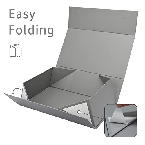 LIFELUM Extra Large Gift Box,13.85 x 8.35 x 4.45 with Magnetic Lid for Presents with Ribbon, Card, Shredded Paper Filler Valentine's Day,Christmas, Holidays, Birthdays - Thumbnail 2