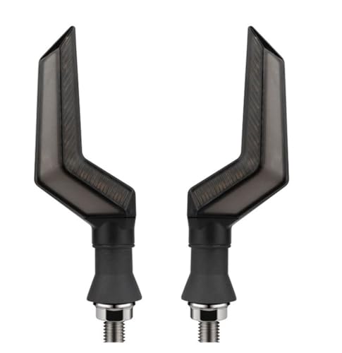 Clignotant de moto LED 12V universel en forme de faucille effet lame avant arrière