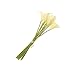 9piezas de Cala Flor Artificial Plantas Floral Ramo Decoración Boda Hogar Elegante...
