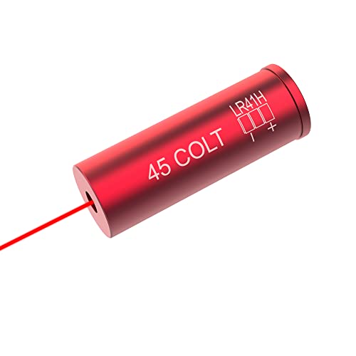 .45 COLT Red Laser Bore Sight w/ 6 Batteries (.45...