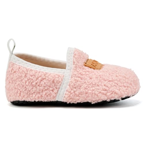 Image of ANLUKE Kids Toddler Slippers Boys Girls Indoor House Shoes Non-Slip Slippers Socks Outdoor Warm Walking Shoes