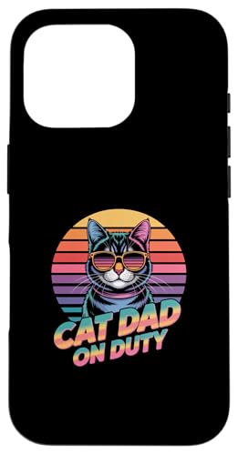 Cat Dad On Duty �X�}�z�P�[�X iPhone 16 Pro �p