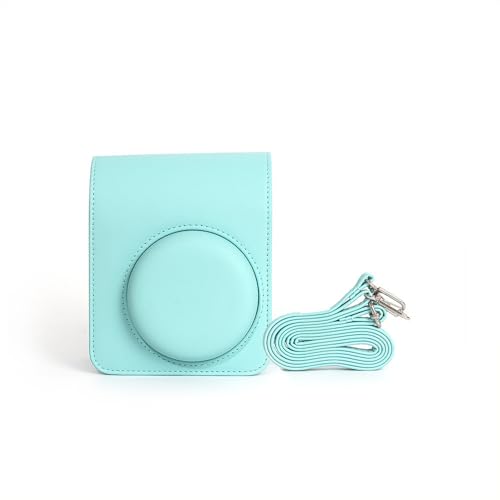 CYBERGARAGE�EFor instax mini 13�p�P�[�X �J�o�[ �V�����_�[�X�g���b�v�t�� PU���U�[ ���f�B�[�X ���|�� �`�F�L�P�[�X For �C���X�^�b�N�X�~�j13 �\�t�g�P�[�X(�~���g�O���[��)