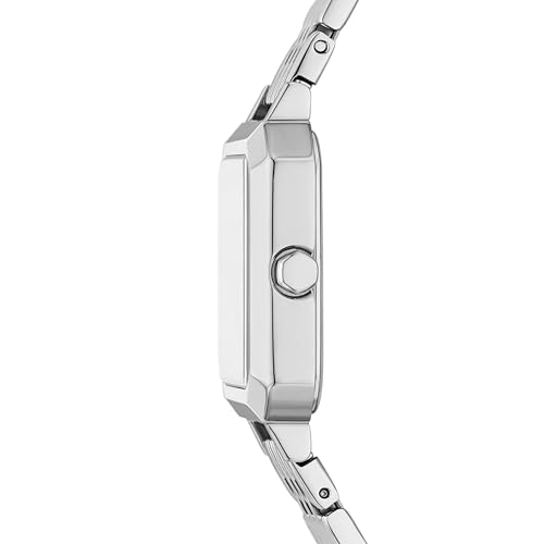 Image of Armani Exchange A|X Women's Watch, Square Three-Hand Stainless Steel Watch for Women