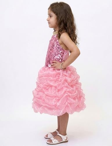 Image of BookMyCostume Sequin Balloon Frock Western Dance Costume Collections - Fancy Dress Outfit for Stage Performance, Annual Day, Themed Parties & Birthday Events