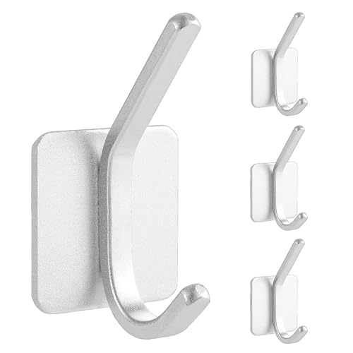 Paoli Heavy Duty Self Adhesive Hooks - Sturdy self Adhesive Hooks for Home, School and Office Easy to fit and Remove,with a Maximum Load Capacity of 30lb (4 PC).