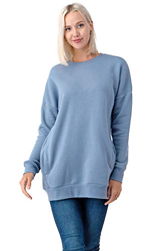 The Simpli Casual Knit Over-Sized Loose Fit Sweater Shirts with The Side Pocket3