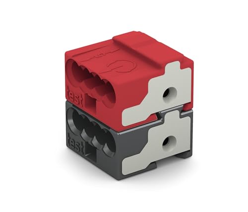 KNX 10 Original EIB Steckverbinder 243-211 - Packung mit 10 Stück - Verbinder für KNX Professional Dauerinstallationen - volle Befestigung ohne Signalverlust - für Großinstallationen