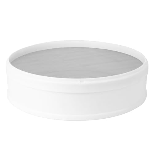 MAGICLULU 1pieza Harina Redondo De Plástico Colador De Malla Fina Para Cocina Para Tamizar Azúcar Y Harina Para Uso Doméstico