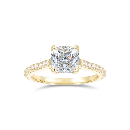 Lispark 14K �z���C�g�S�[���h 2CT ���A�b�T�i�C�g �����O 14K �S�[���h �N�b�V�����J�b�g ����w�� 2�J���b�g �N�b�V���� ���A�b�T�i�C�g ����w�� �����p, �C�G���[�S�[���h �S�[���h ���A�b�T�i�C�g�B �C�G���[�S�[���h�B �S�[���h�B