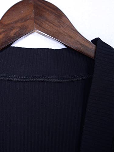 Kids Baby Girls Open Front Cardigan Sweaters with Belt Casual Knitted Top Fall Winter Outwear4