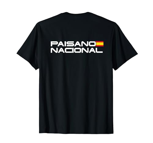 Paisano Nacional Diseño Divertido Policía Nacional Española Camiseta