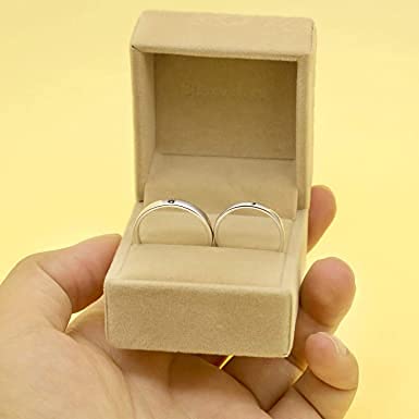 Promise Rings for Couples,Matching Rings for Best Friends,Sterling Silver Wedding Rings Set for Him and Her Gold,Sun and Moon Ring for Boyfriend and Girlfriend,Customized Gifts for Engagement3