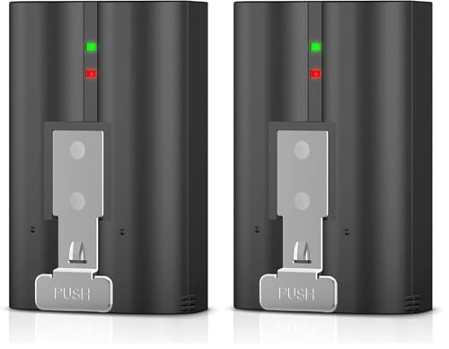 YUELAN 2-Pack 7200mAh Replacement Battery for Ring Doorbell Camera - image 4