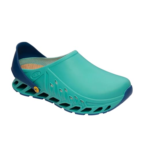 Scholl Evoflex - Professionelle Sanitärclogs für Herren und Damen, Ultraleicht, Komfortabel, Verstellbarem Riemen, Rutschfester Sohle, Herausnehmbarer Memory-Einlegesohle mit Antibakteriellem Futter