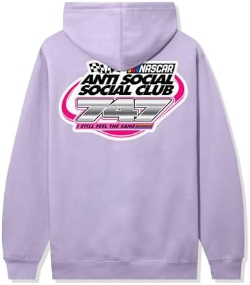 Anti Social Social Club Unisex Adult Assc X Nascar 747 Hoodie-purple image 4