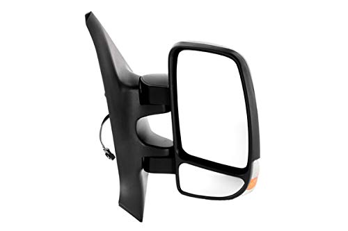 JOHNS 60 92 38-22 Espejo retrovisor para ajuste elect. espejo convexo calefactable con espejo gran angular con sensor de temperatura derecha Compatible con RENAULT Master 3 Caja/Chasis EV, HV, UV