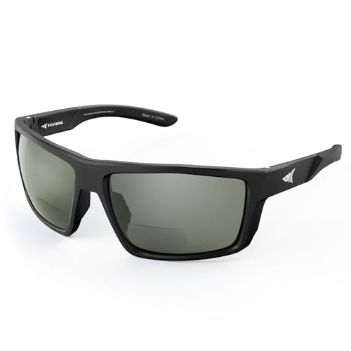 Image of KastKing Waccamaw Polarized Bifocal Sunglasses for Men Women, Wrap Design | Bifocal x1.5 x2.0 x2.5 Magnifications, PuriVex Water & Salt Repellent, PC Lenses, UV Protection, Reader Sunglasses