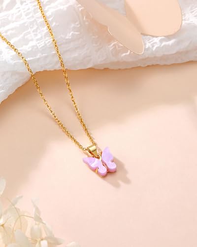 Beautiful Butterfly Necklace Gifts for Granddaughter3