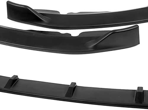 3PCS Front Bumper Lip Kit fit for compatible with 2019-2021 Ford Fusion, Sport-Style Splitter Trim Protection Spoiler, Air-Dam-Chin-Diffuser (Unpainted Matt Black)