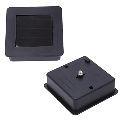 Uonlytech Solar Replacement Lamp Cover Square Atmosphere Light Cover for Outdoor Use