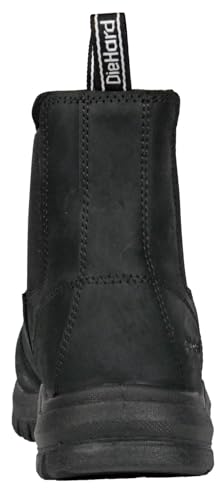 DieHard Polara CT Romeo, Black Leather Work Boot, Slip-On Safety Boot3
